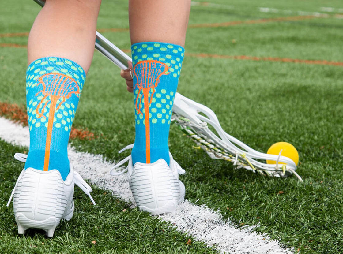 Shop Our Girls Lacrosse Mid-Calf Socks